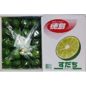 冷蔵すだち - 赤秀　２Ｌ　１kg箱入　徳島県産