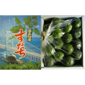 ハウス栽培すだち　３Ｌ　赤秀　１kg箱入－徳島県産