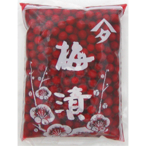 カリ紅小梅（こうめ）漬-国産　小小玉　1ｋｇ×１０箱入